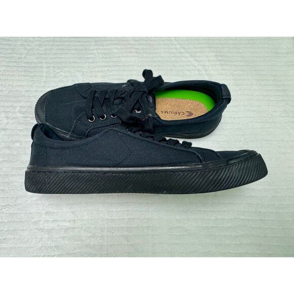 CARIUMA OCA Canvas Low Top Sneaker Black, Sz 9 - Picture 5 of 14